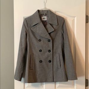 Old Navy Wool Blend Pea Coat, Medium Tall